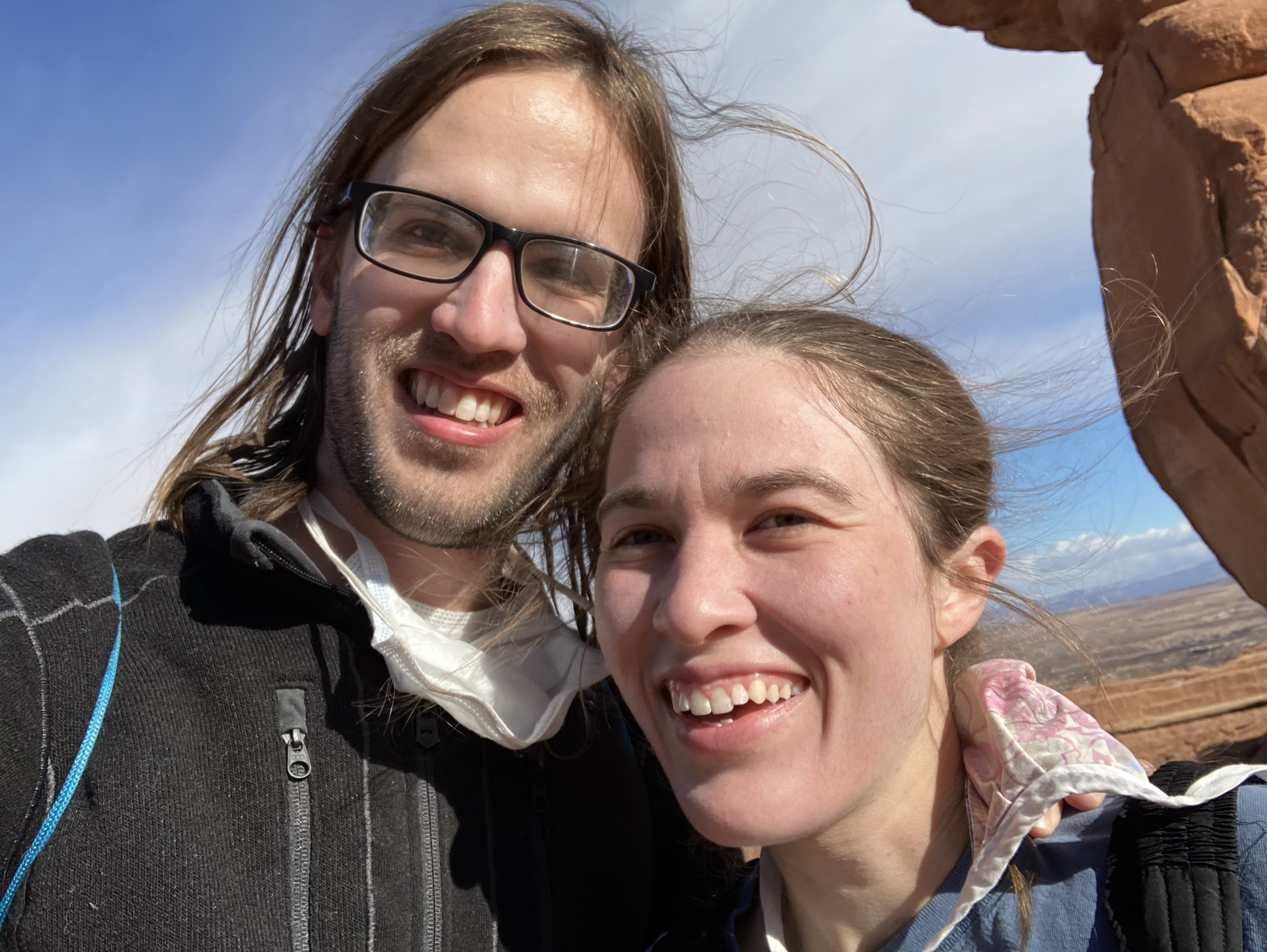 A picture of a man and his partner in Utah
